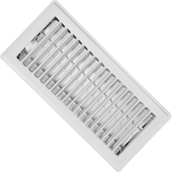 Imperial Mfg RG0157 Standard Floor Register, 21/4"x10", White
